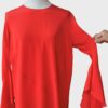 Givenchy blusa rojo vivo mangas acampanadas Talla FR36 (S) - Imagen 2