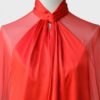 Givenchy blusa rojo vivo mangas acampanadas Talla FR36 (S) - Imagen 5