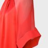 Givenchy blusa rojo vivo mangas acampanadas Talla FR36 (S) - Imagen 6