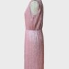 Gucci vestido fiesta rosa metalizado Talla M - Imagen 3