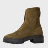 Aquazzura botines Saint Honore combat boots Talla 36.5 verde caqui - Imagen 3