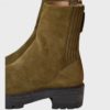 Aquazzura botines Saint Honore combat boots Talla 36.5 verde caqui - Imagen 8