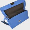 Bally Switzerland bolso clutch azul cielo Nuevo - Imagen 5