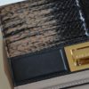 Elie Saab bolso bandolera gris topo cuero de pitón Nuevo - Imagen 8