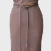 Gucci vestido fiesta marrón chocolate Talla S - Imagen 5