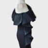 RED Valentino vestido un hombro tul lunares Talla S Nuevo - Imagen 6