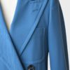 Dries van Noten blazer doble abotonadura azul verdoso Talla 36 Nuevo - Imagen 5