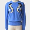 Nº21 jersey de punto azul sirenas Talla IT42 (M)