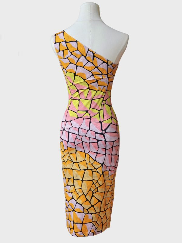 Emilio Pucci vestido midi un hombro Talla IT38 (XS-S) Nuevo