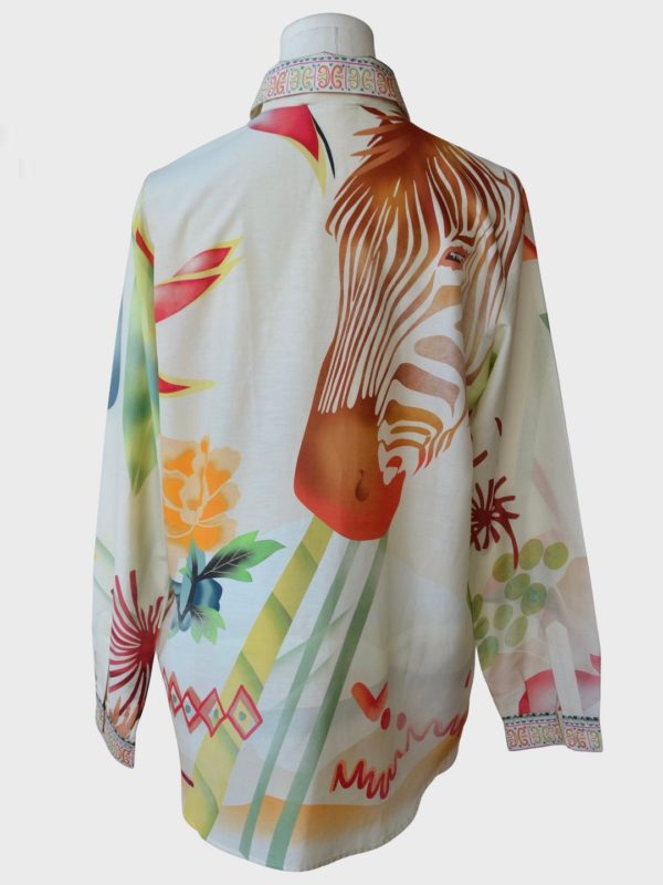 Etro Milano blusa estampada Talla IT42 (S-M) Nueva